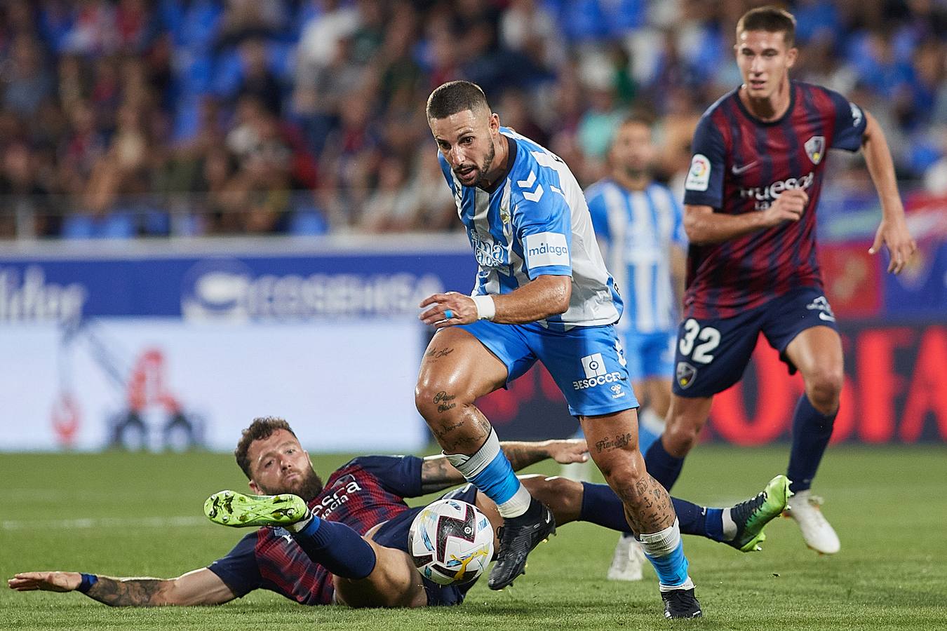 El Málaga ha visitado al Huesca en la quinta jornada. 