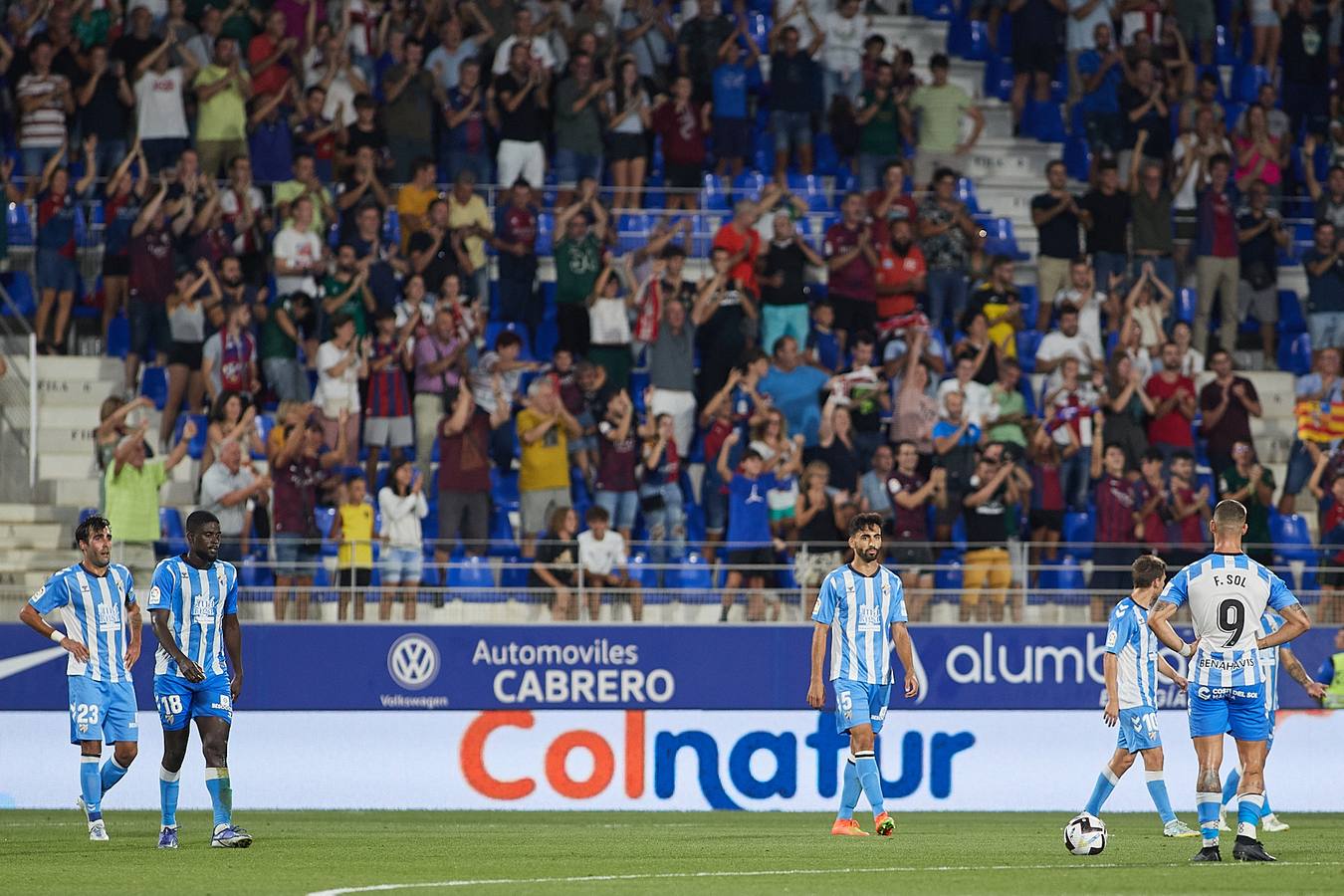 El Málaga ha visitado al Huesca en la quinta jornada. 