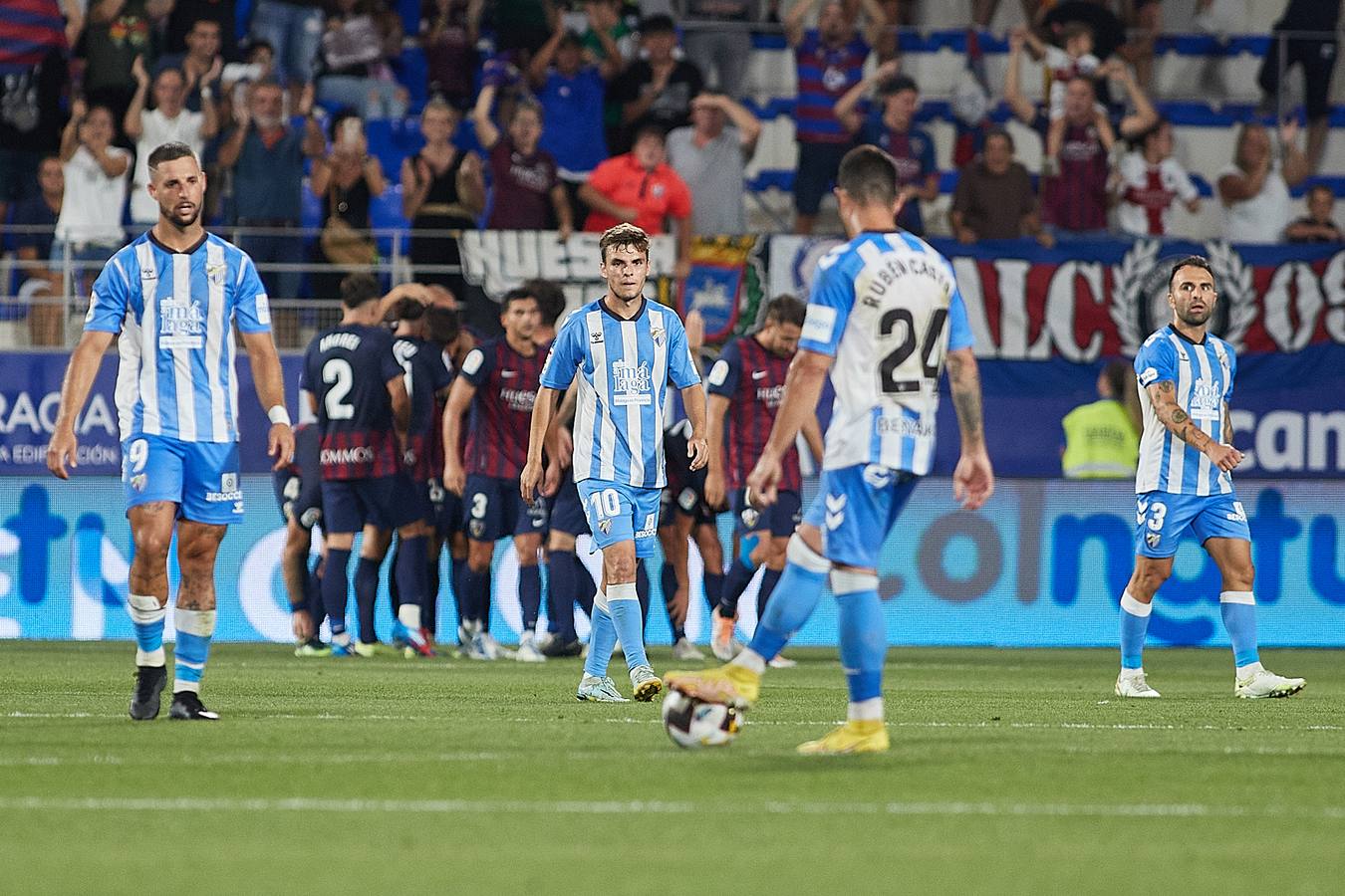 El Málaga ha visitado al Huesca en la quinta jornada. 