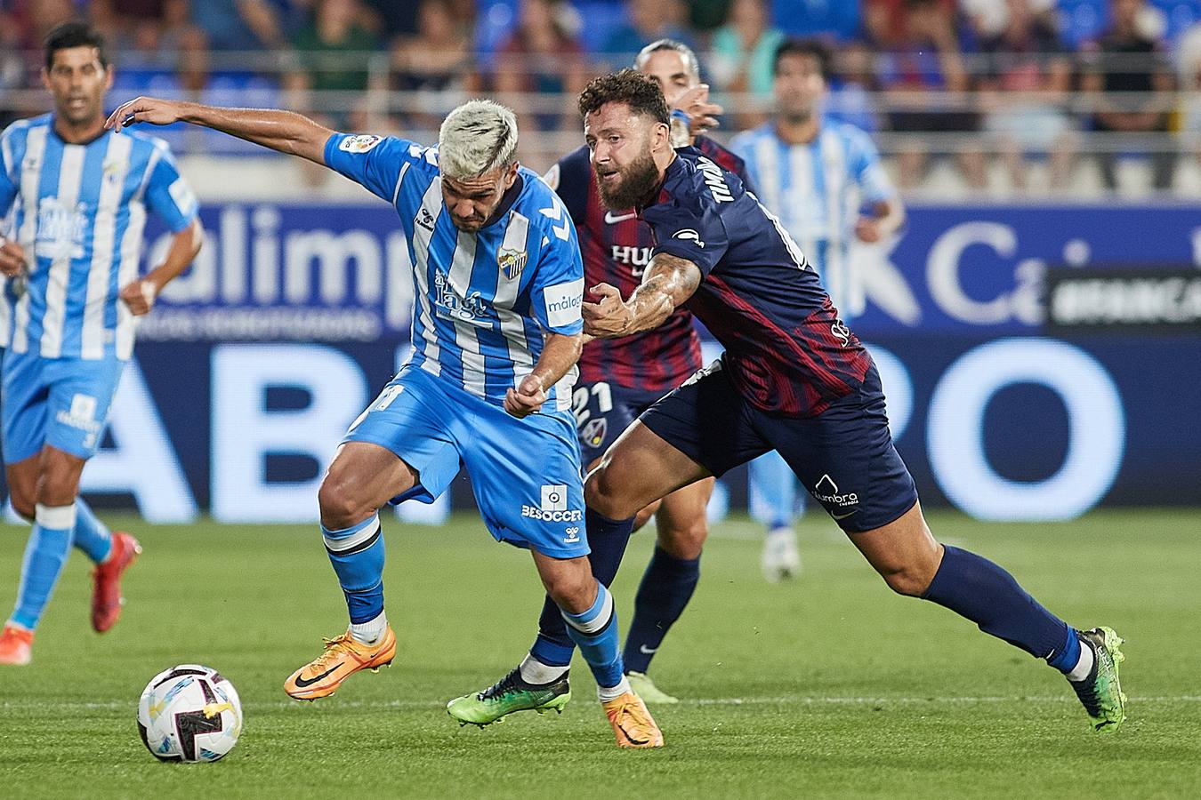 El Málaga ha visitado al Huesca en la quinta jornada. 