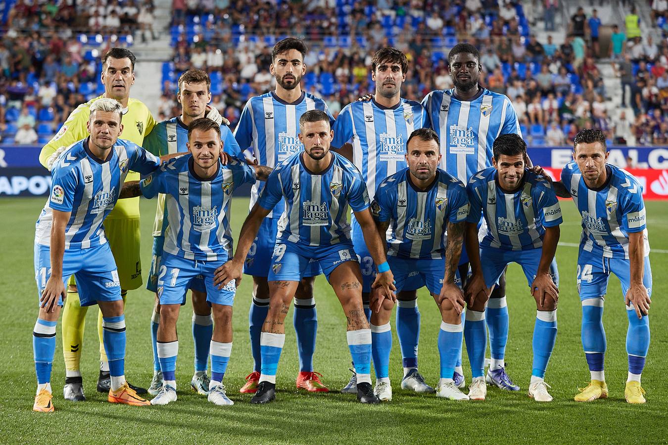 El uno a uno de los jugadores del Málaga ante el Huesca