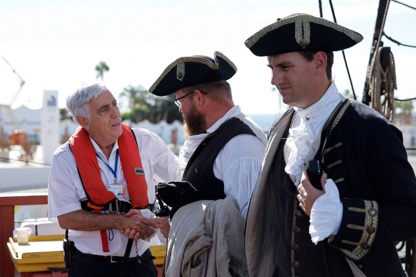 Hará escala en Málaga hasta el 19 de septiembre. Se trata de una réplica del velero de madera oceánico más grande del mundo, y una réplica de un barco de la Compañía Sueca de las Indias Orientales del siglo XVIII, el Götheborg de Suecia, que se hundió en la costa, cerca de Gotemburgo, en 1745. 