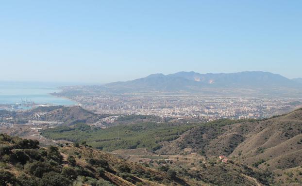 Así se ve Málaga poco antes de llevar a la Venta El Mirador.