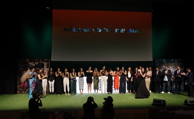 Imagen principal - Reconocimiento al Club Femenino Málaga Costa del Sol; homenajes a Paco Cañete, Antonio Guadamuro y Jorge Ramos; Medalla de Honor a Jorge Mérida y discurso emotivo de Sarah Almagro. 