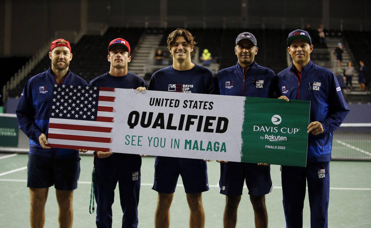 El equipo de Estados Unidos, uno de los cuartofinalistas, tras clasificarse la pasada semana. 