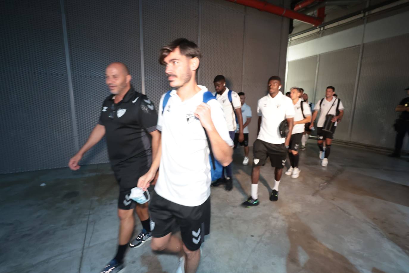 Los dirigentes del Málaga se reunieron con el entrenador en La Rosaleda 