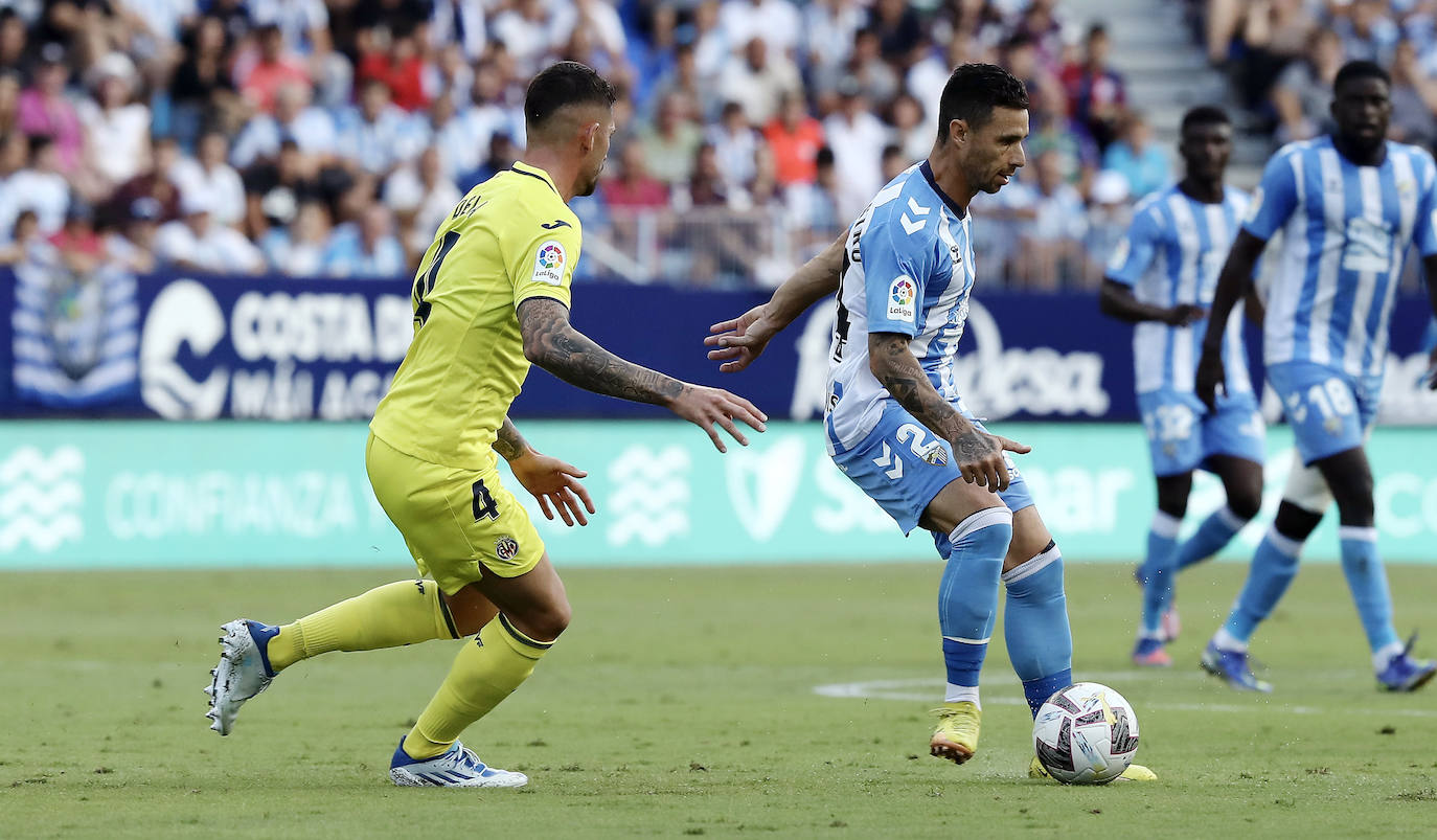 Buen ambiente en La Rosaleda en el estreno de Pepe Mel en el banquillo 