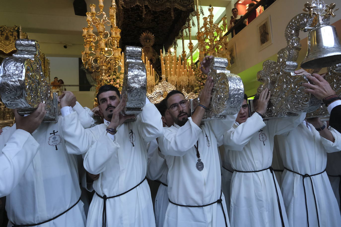 Se celebran los actos del centenario de la cofradía perchelera 