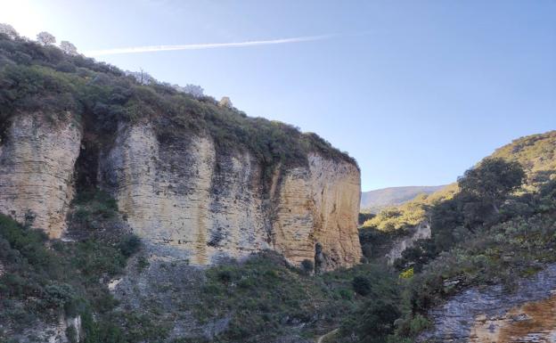 El espectacular Tajo del Abanico.