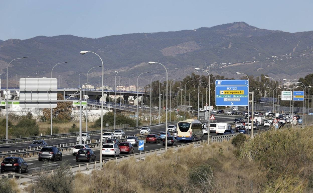 Autovía MA-20 a su paso por Guadalmar.