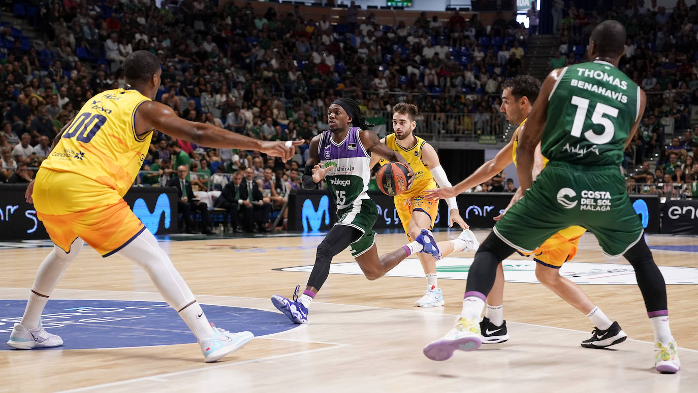 El Unicaja suma su primer triunfo de la temporada. 