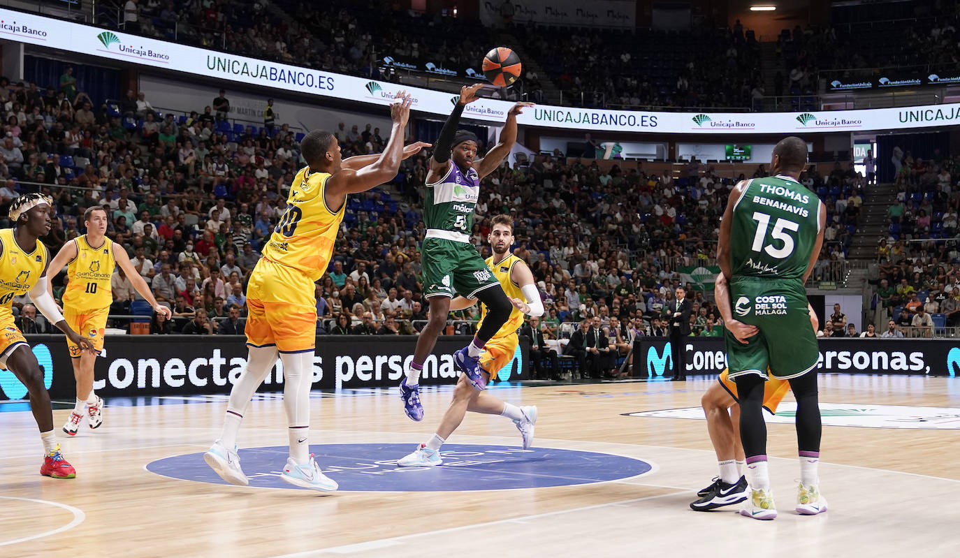 El Unicaja suma su primer triunfo de la temporada. 