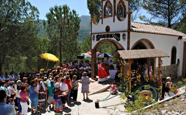 Romería en la ermita de San Roque.