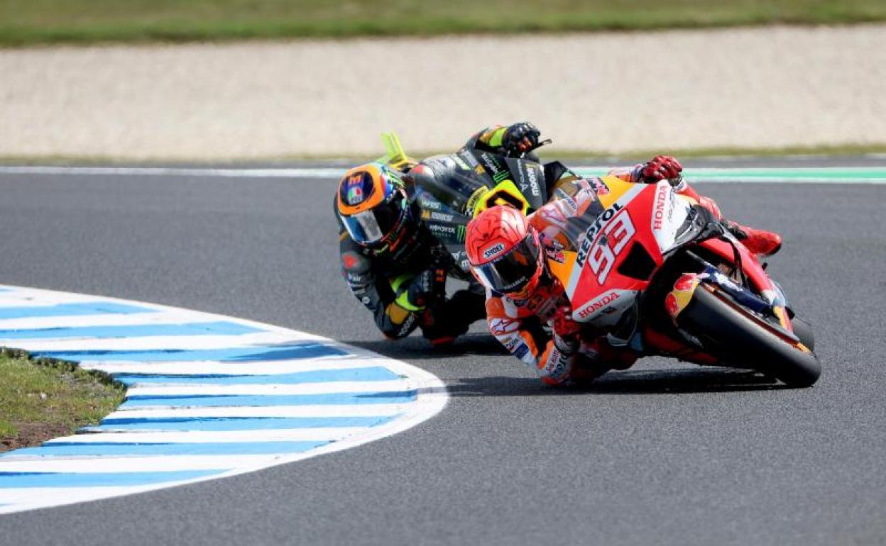 Marc Márquez, en el circuito de Phillip Island. 