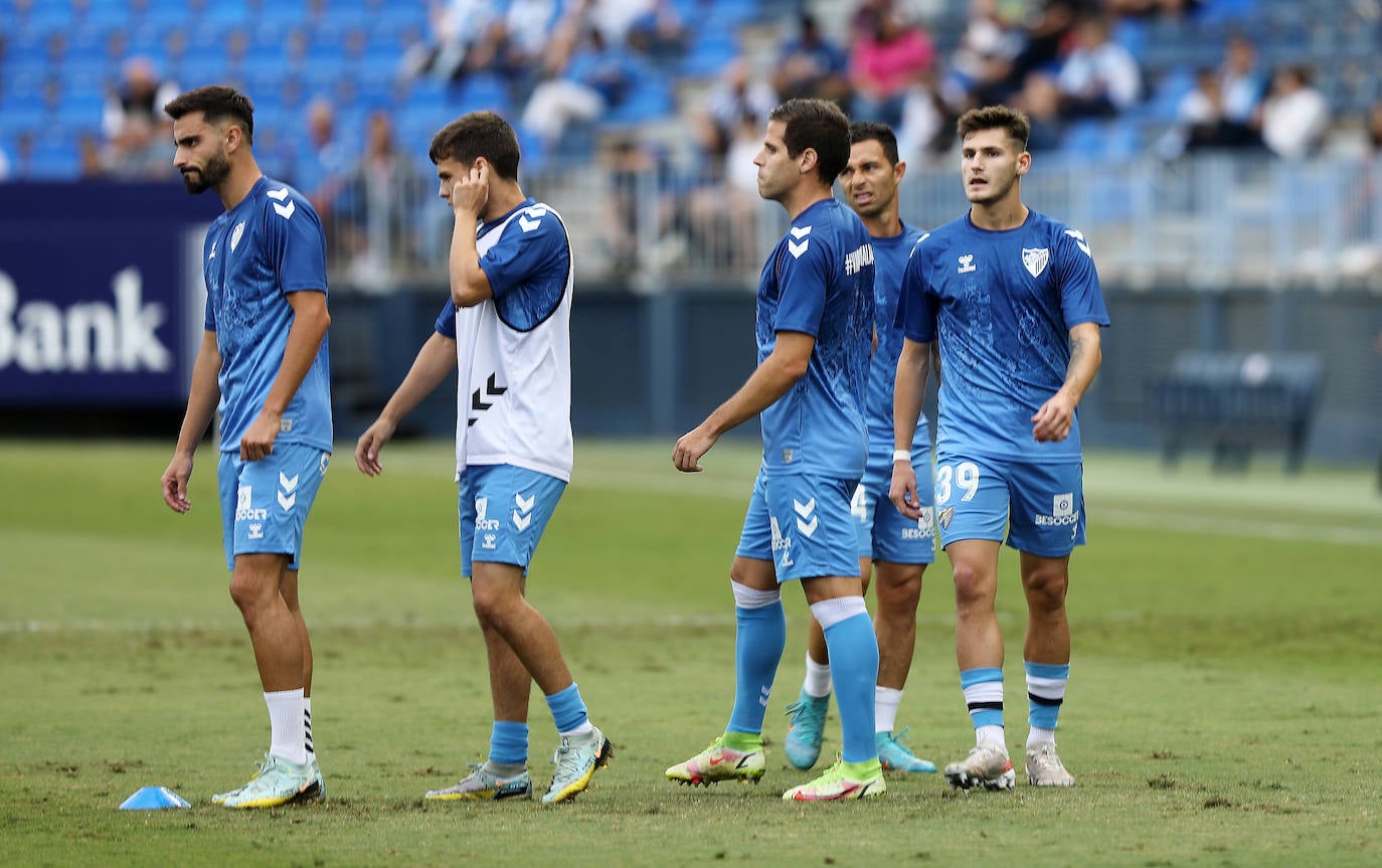 El Málaga se adelantó en el minuto 4 por medio de Cristian 