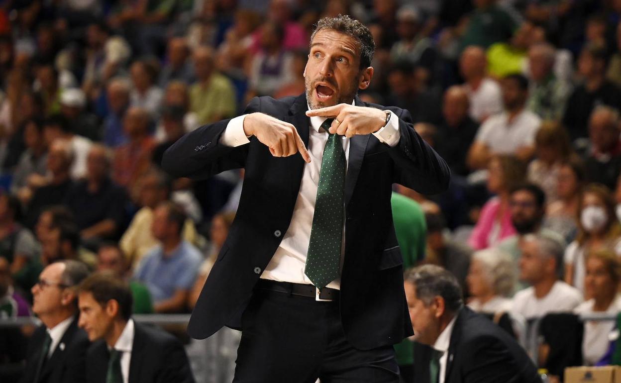 Ibon Navarro, entrenador del Unicaja Baloncesto. 