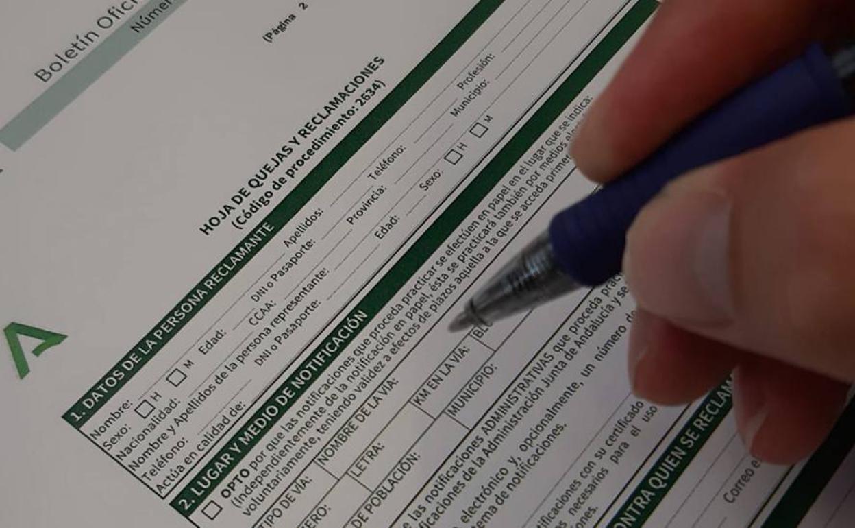 Nueva hoja de reclamaciones en Andalucía: Estos son todos los cambios