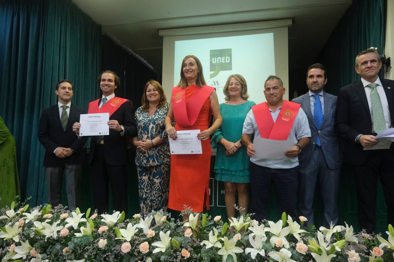 Inauguración del nuevo curso académico en la UNED de Málaga. 