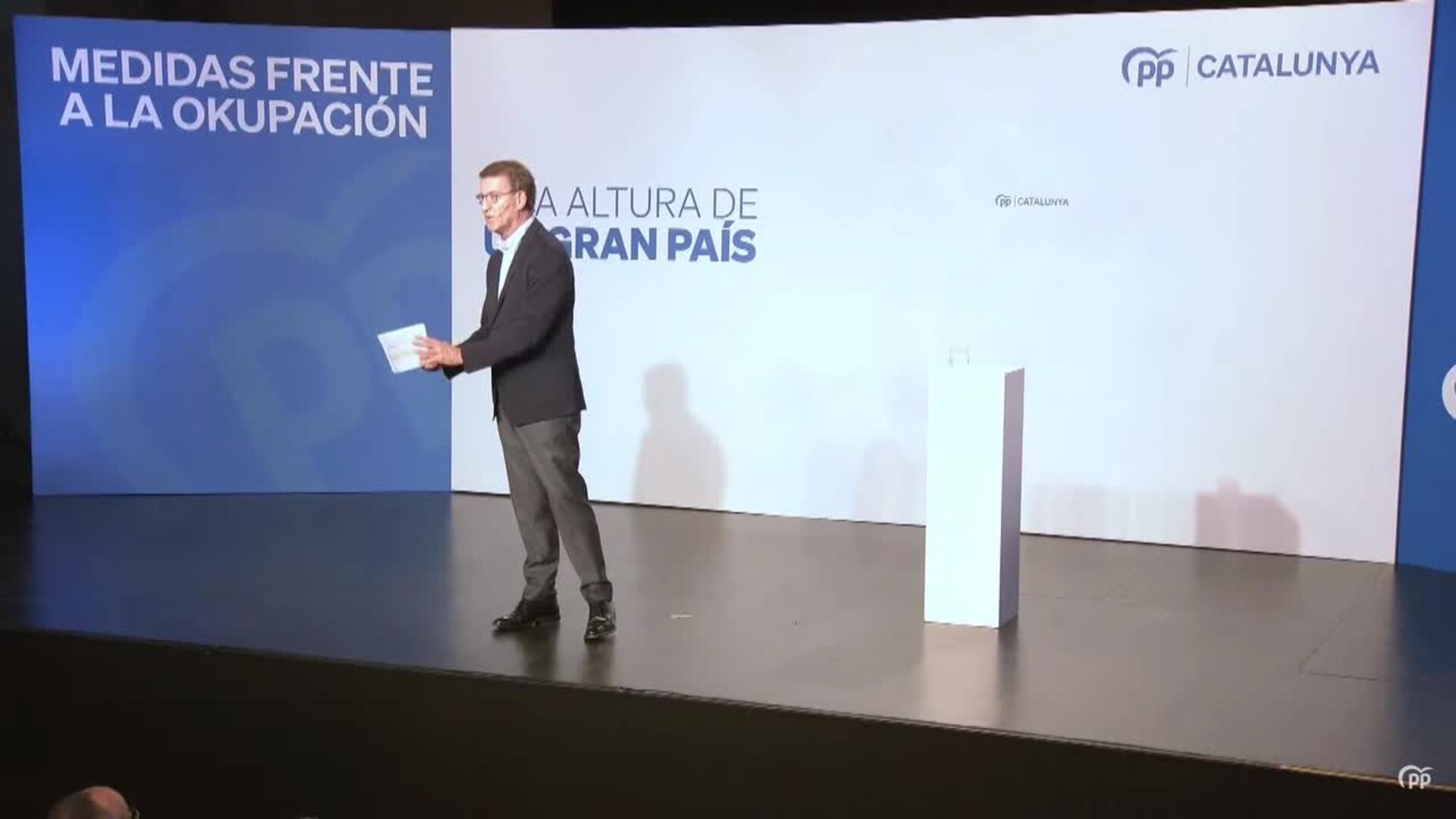 Feijóo atribuye al PSC "la continuidad del independentismo" en el Govern
