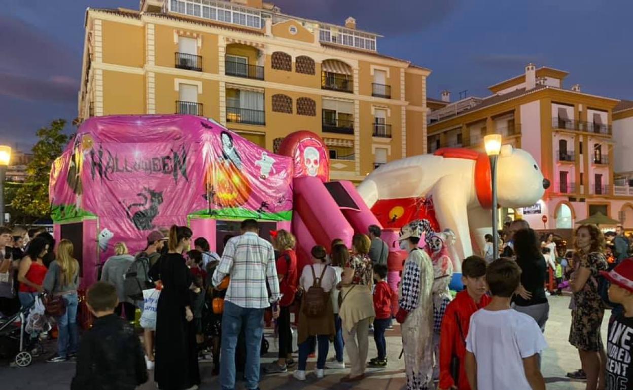 Imagen de archivo de una celebración de Halloween en Rincón de la Victoria. 