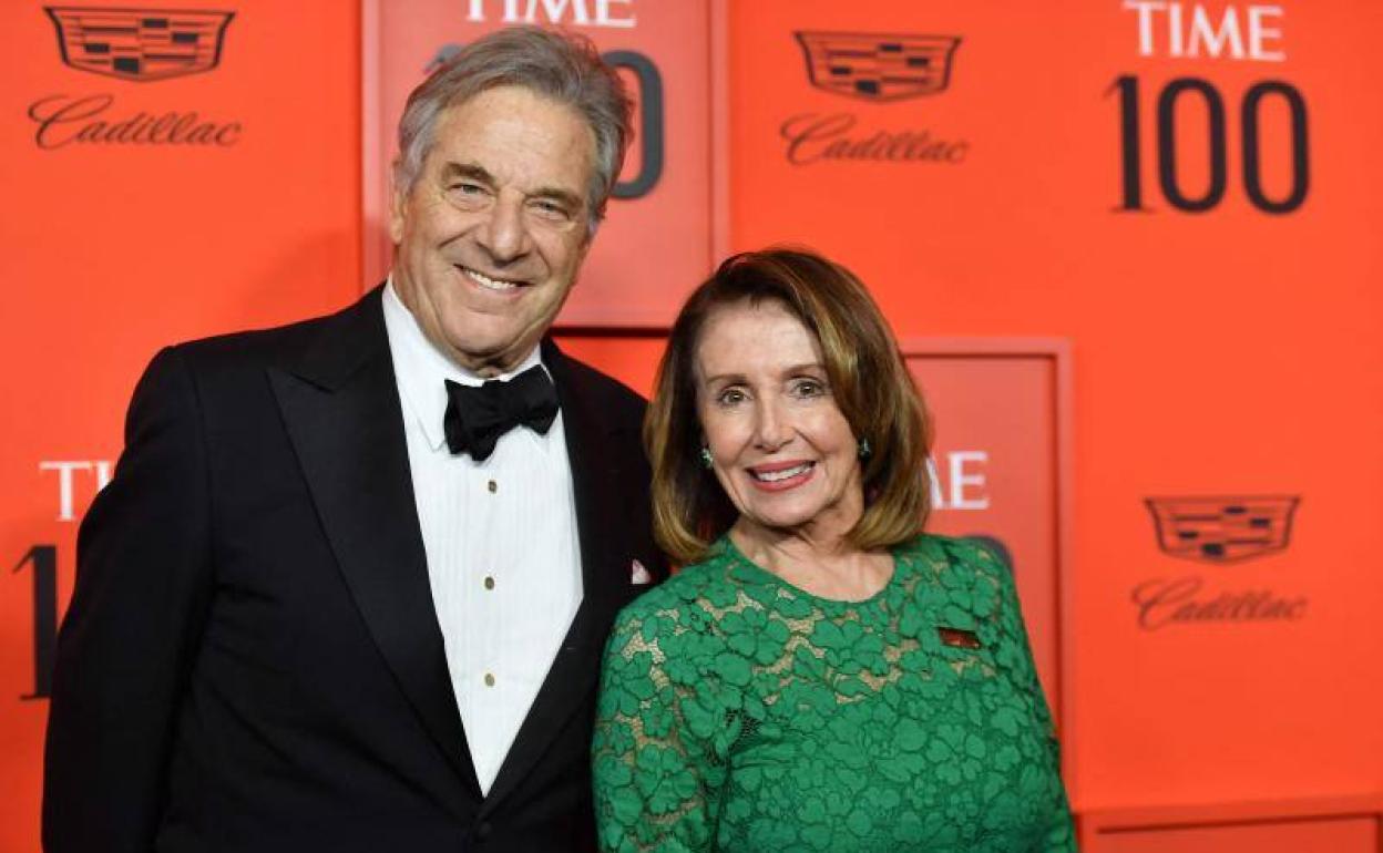 Nancy Pelosi y su marido, Paul, en una imagen de 2019.