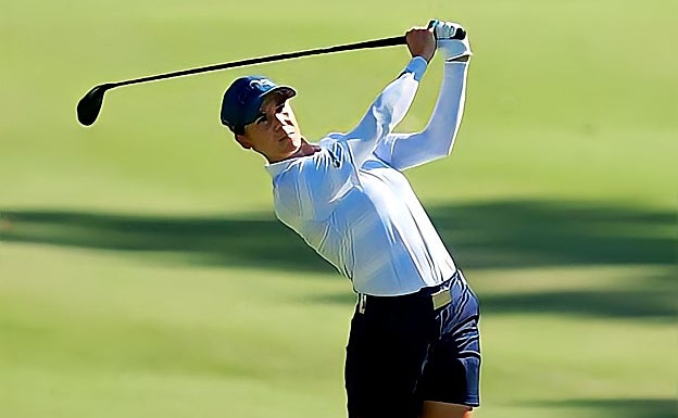 Muóz, en una competición después del embarazo. 