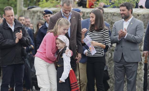 Visita de los Reyes y la Princesa Leonor a Cadavedo, Pueblo Ejemplar de Asturias 2022. 