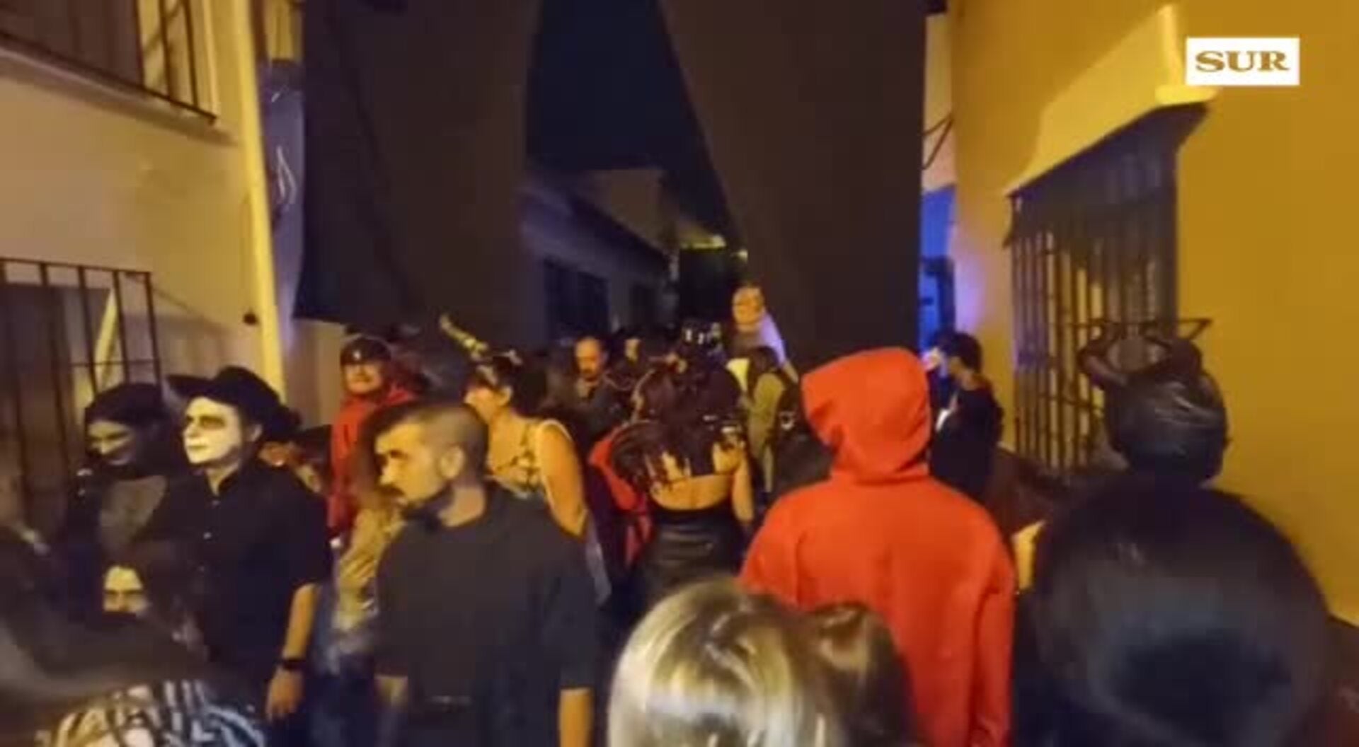 Así es la terrorífica noche de Halloween en Churriana