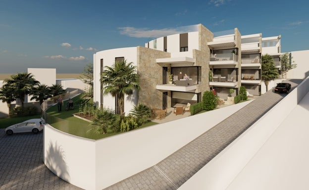 Diseño de cómo quedará la promoción de 'cohousing' de Torre del Mar. 