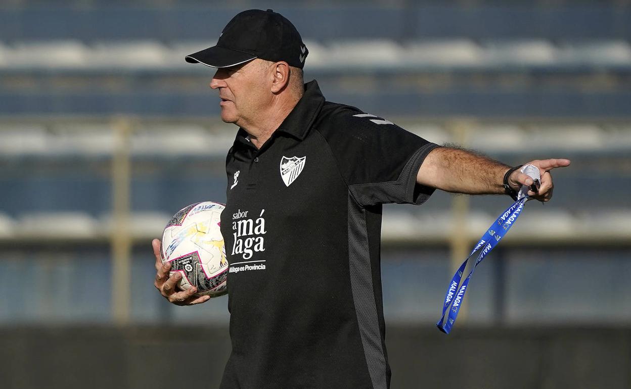 Pepe Mel, en una sesión de entrenamiento reciente. 