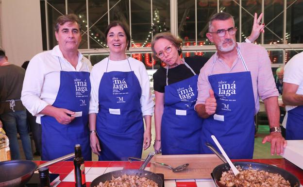 Alfredo Parras, Carmen Ríos, Catalina Gómez y Ricardo Ruiz.