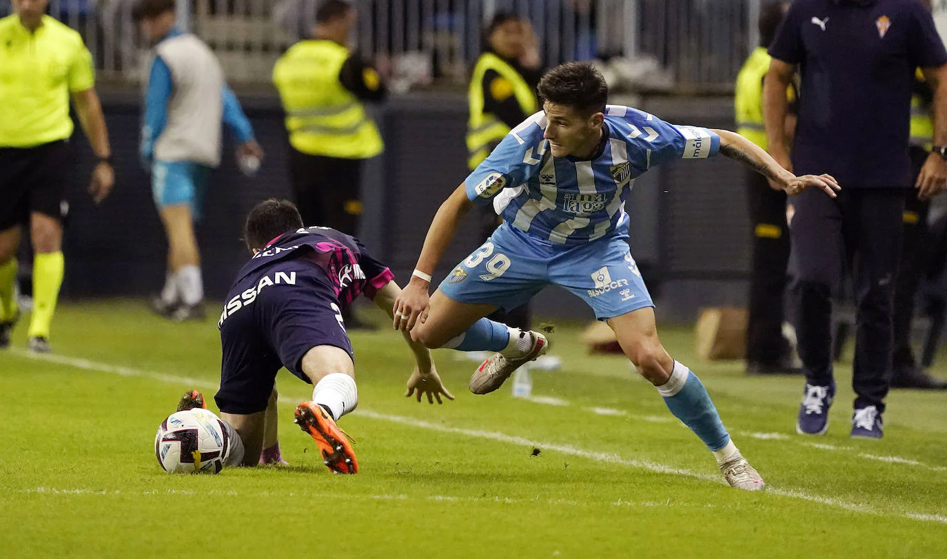 El Málaga arañó el empate después de gran parte del partido por detrás en el marcador 