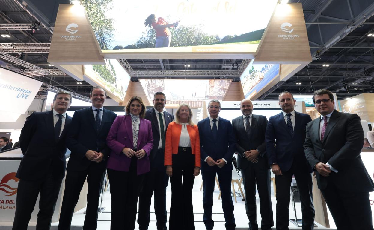 El expositor propio con el que desembarca la provincia de Málaga