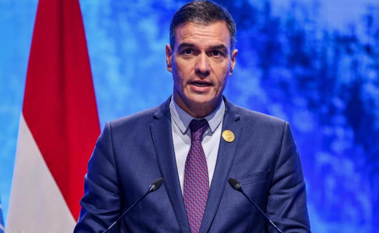 El presidente del Gobierno Pedro Sánchez.