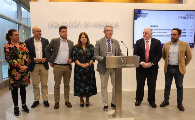 El presupuesto de la Diputación de Málaga prioriza las inversiones hidráulicas y el apoyo a familias y empresas