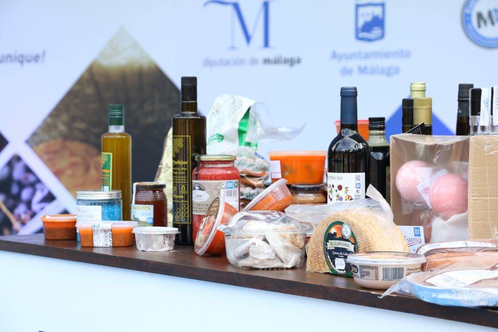 Algunos de los productos que se pueden encontrar en la Gran Feria Sabor a Málaga