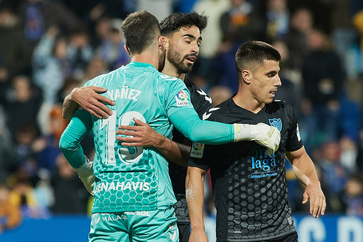 El Málaga abrió el marcador en el minuto 79, pero el Zaragoza empató poco después 