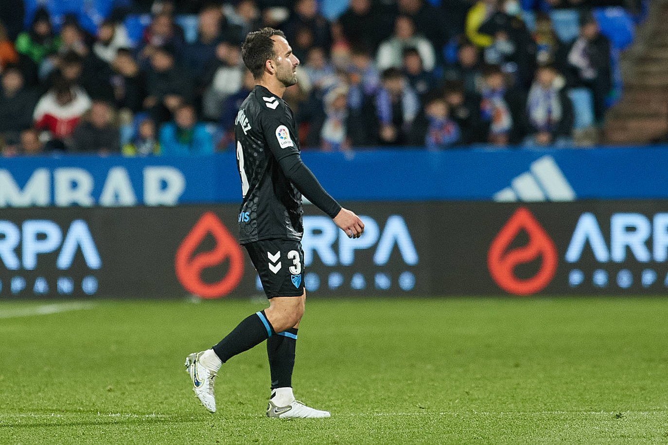 El Málaga abrió el marcador en el minuto 79, pero el Zaragoza empató poco después 