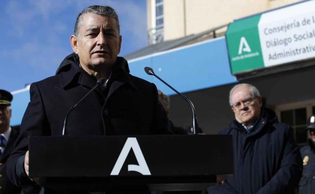 El consejero de la Presidencia, Interior, Diálogo Social y Simplificación Administrativa, Antonio Sanz. 