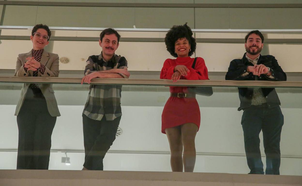 Natalia Cardoso, Juanma Cabrera, Carla Hayes y Stefano Regosini. 
