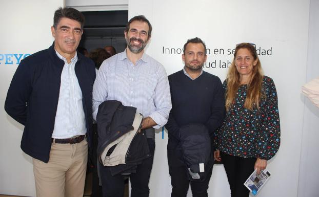 Javier Ferrer, Gonzalo Hierro, Sergio Amaya y Amalia Ramírez.