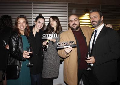 Imagen secundaria 1 - Alumnos de Primero de Musical de la ESAD. Pilar Alcalá, Teresa Jiménez, Beatriz Torres, Juanka Campor y Alfonso Pérez. Beatriz Mora, Paula Garlén, José Ruiz y Rocío Ruiz.