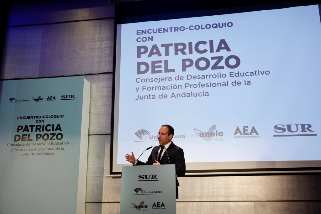 Encuentro coloquio con Patricia del Pozo, consejera de Desarrollo Educativo y Formación de la Junta