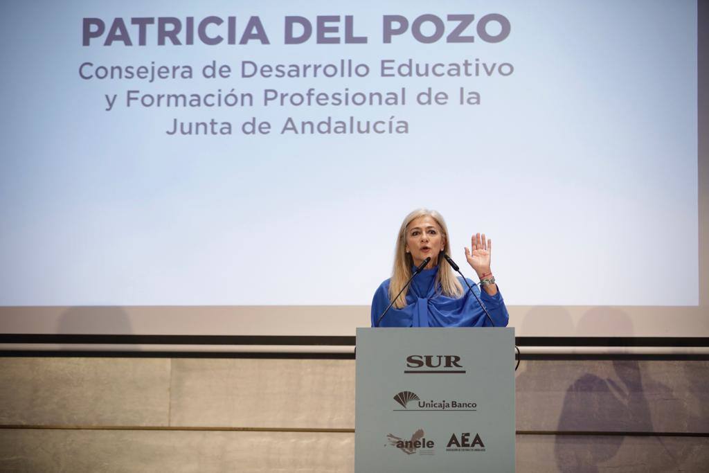 Encuentro coloquio con Patricia del Pozo, consejera de Desarrollo Educativo y Formación de la Junta