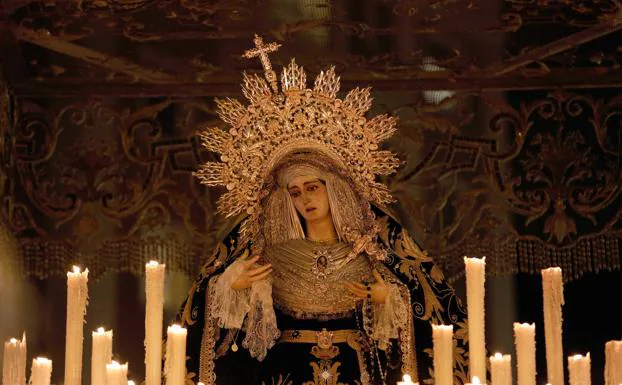 Nuestra Señora de la Soledad del Sepulcro permanecerá expuesta en besamanos. 
