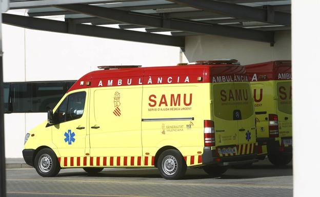 Ambulancia del SAMU. 