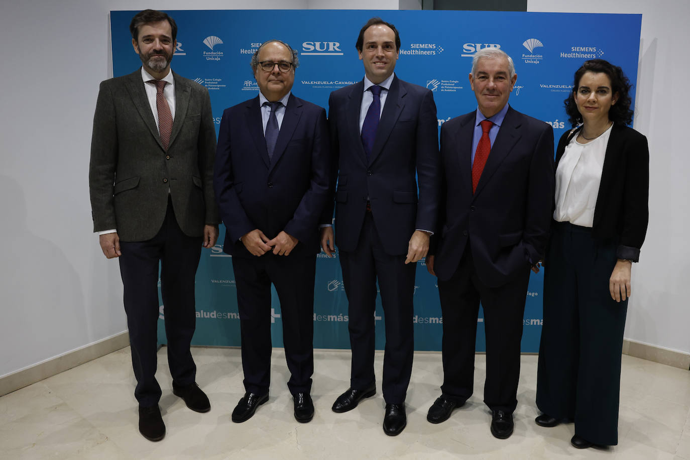 Antonio González, Abraham Ledesma, Nacho Arnott, Carlos Calleja y Elena Monzón. 