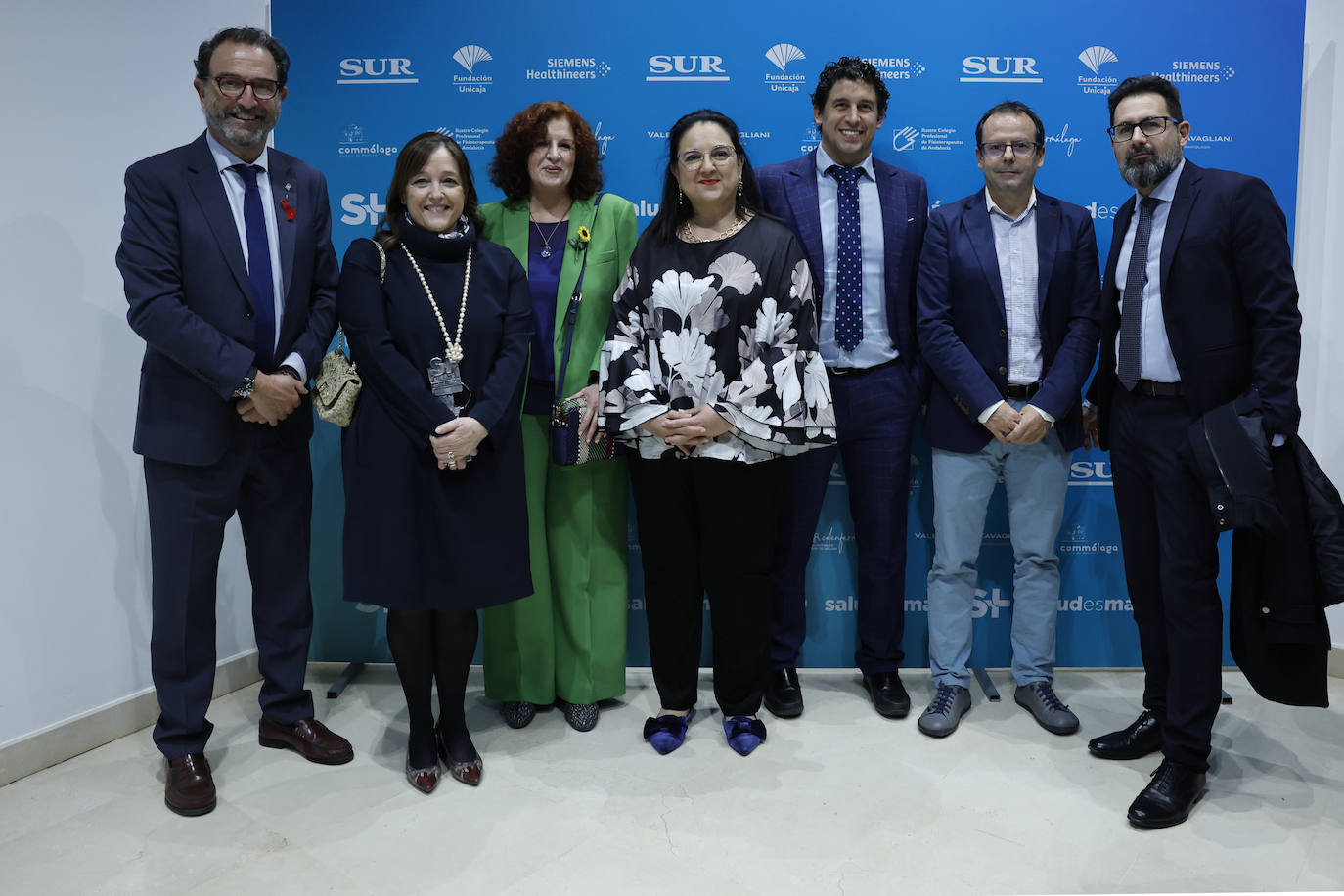 Carlos Bautista, María José Torres, Marisa Martín, Belén Navarrete, Abel García, Antonio Zamudio y Francisco Pomares. 