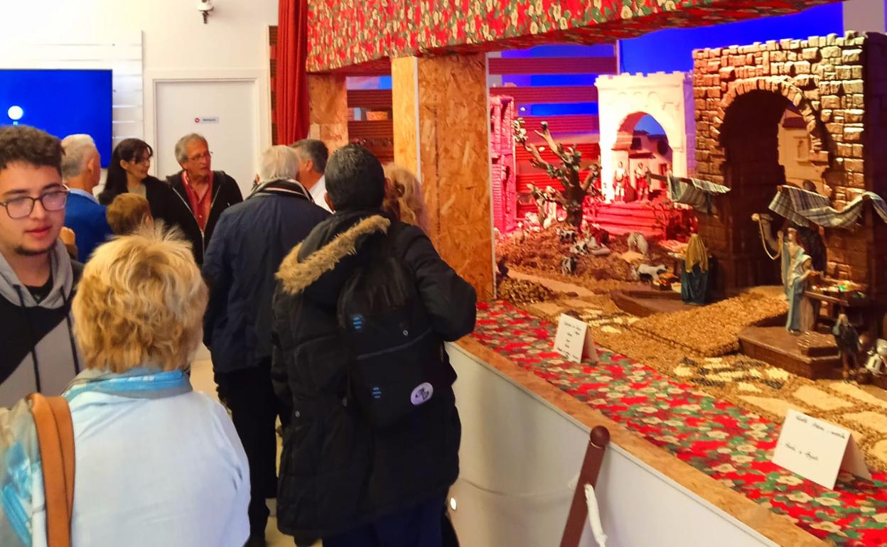 El Nacimiento de Choco-Expo cuenta con más de 125 figuras. 