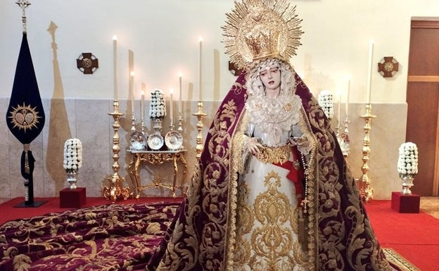 La Virgen Mediadora de la Salvación en la clausura de su 25.º aniversario. 